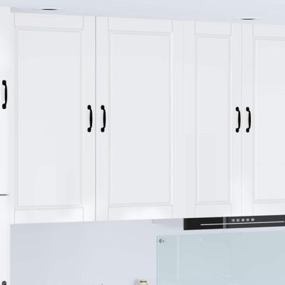 Keukenkast Hoogglans wit 50 x 31 x 100 cm Bewerkt hout