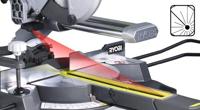 Ryobi EMS216L Afkortzaag 1200 Watt + laser - 5133001197 - thumbnail