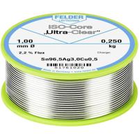 Felder ISO-Core Ultra Clear SAC305 Soldeertin Spoel Sn96,5Ag3Cu0,5 1 mm - thumbnail