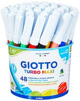 Set Viltstiften Giotto Maxi 48 Stuks Multicolour - thumbnail