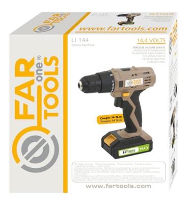 FARTOOLS ONE Accuboormachine LI 144 - 14,4 V - 1,3 Ah FARTOOLS ONE Accuboormachine LI 144 - 14,4 V - 1,3 Ah