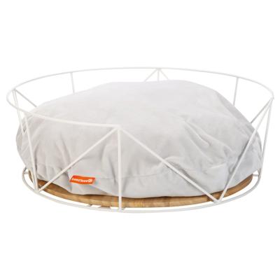 Beeztees Kattenmand Kipu M 50x50x17,5 cm metaal wit Beeztees Kattenmand Kipu M 50x50x17,5 cm metaal wit