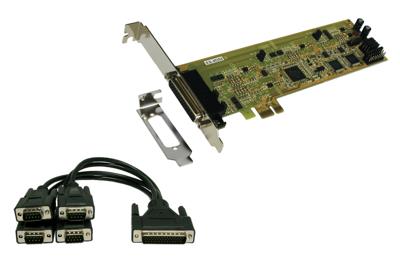 EXSYS EX-45354 PCIe, Seriële RS-422, RS-485, CE, FCC, 0-55°C, -40-75°C