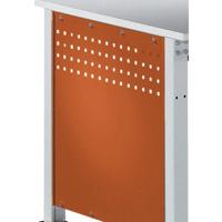 Manuflex ZB3350.2001 Zijpaneel voor universele standaard werkbanken, BxH 606 x 606 mm, voor tafel diepte 800 mm - thumbnail