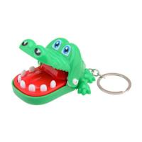 Johntoy Sleutelhanger bijtende krokodil - thumbnail
