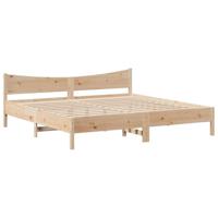 Bedframe zonder matras massief grenenhout 180x200 cm - thumbnail
