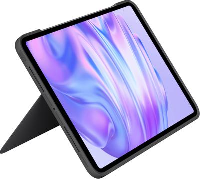 Logitech Combo Touch iPad Pro 11-inch (M4)(2024) Toetsenbordhoes - afneembaar toetsenbord met achtergrondverlichting en kickstand, comfortabel typen, multifunctionele modus - Grafiet, QWERTY