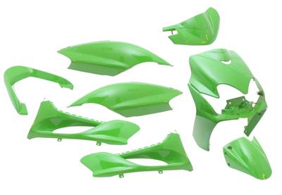 Edge Plaatset 9-delig voor yamaha jog r/ mbk machg - kawasaki groen