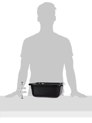 Curver Afwasbak vierkant 10ltr antraciet