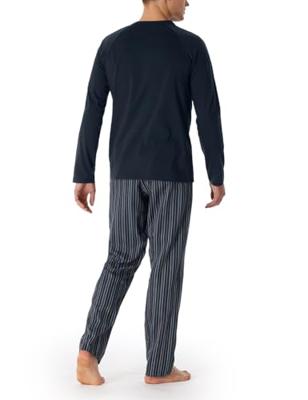 Schiesser Schiesser Pyjama Long nightblue 180274 48/S