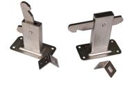 Waelbers Deurvastzetter muurmodel rvs - thumbnail