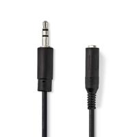 Nedis Stereo-Audiokabel | 3,5 mm Male | 6,35 mm Female | 0.2 m | 1 stuks - CAGB22550BK02 CAGB22550BK02 - thumbnail