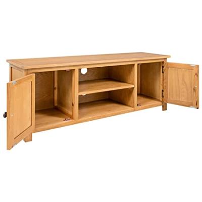 Tv-meubel 110x35x44 cm massief eikenhout