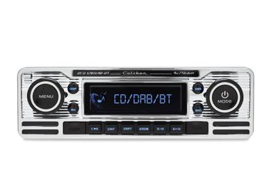 Autoradio met Bluetooth, CD Speler, DAB+ en FM Radio - USB - 1 DIN - Retro Chroom Design (RCD120DAB-BT) Autoradio met Bluetooth, CD Speler, DAB+ en FM Radio - USB - 1 DIN - Retro Chroom Design (RCD120DAB-BT)