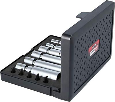 KS Tools 500.7325 1/4 + 3/8 speciale gloei- en bougiestekkerset met scharnier, 11-delig - thumbnail