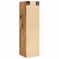 Tv-meubel 30,5x30x110 cm bewerkt hout oud houtkleurig - thumbnail