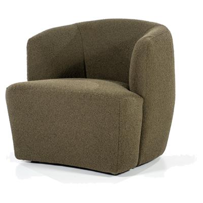 Eleonora Fauteuil 'Charlotte' Bouclé, kleur Groen Copenhagen
