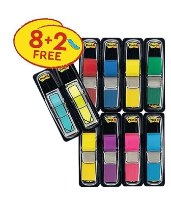 Post-It index, pak van 10 stuks (8 + 2 GRATIS)