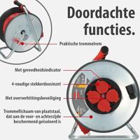 Brennenstuhl Professional SteelCore kabelhaspel SC 3110 IP44 | 33m | H07BQ-F 3G1,5 - 9191330210 - thumbnail