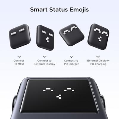 UGREEN CM888 6-in-1 USB-C dockingstation USB-C Power Delivery, Geïntegreerd display