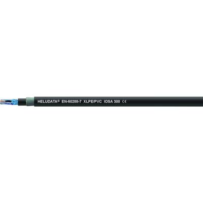 HELU 11012923 Instrumentkabel HELUDATA® EN50288-7 IOSA 300 2 x 2 x 1.5 mm² Zwart 100 m