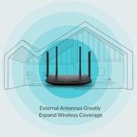 TP-LINK Archer VR300 AC1200 draadloze router Dual-band (2.4 GHz / 5 GHz) Fast Ethernet Zwart - thumbnail