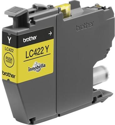 Brother LC422Y Inktcartridge geel Brother LC422Y Inktcartridge geel