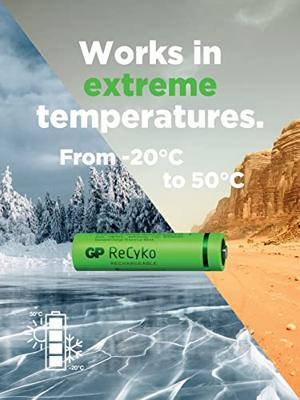 GP Recyko B421 Batterijlader + 4x AA 2100mAh