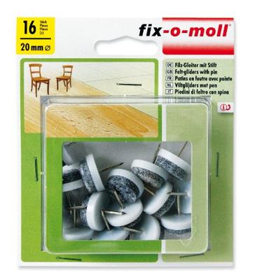 Fix-o-moll viltglijder met pen ø20mm