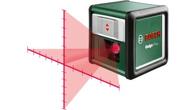 Bosch Groen Quigo Plus Kruislijnlaser | Inclusief Batterijen en Statief - 06036636Z0
