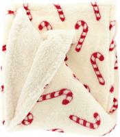 Plaid candy cane 200x150cm Unique Living - Unique living - thumbnail