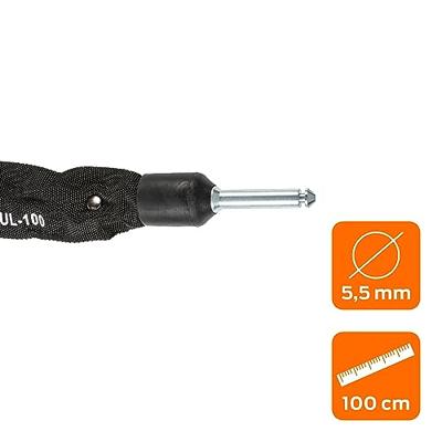 Axa Insteekketting ulc100cm zwart