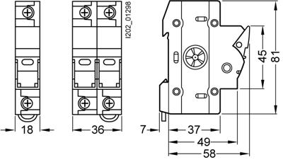 Siemens 3NW70134 Cilinderzekeringhouder 12 stuk(s)
