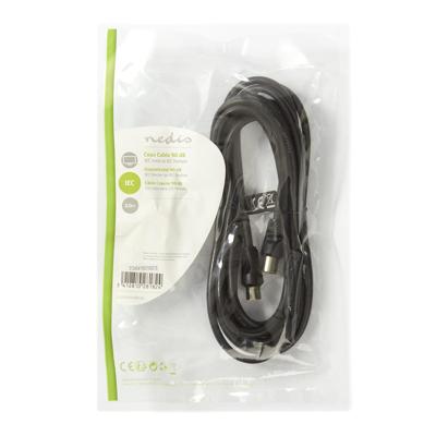 Coaxkabel 90 dB | IEC (Coax) Male - IEC (Coax) Female | 3,0 m | Zwart