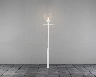 Lantaarnpaal Konstsmide Orion 468-250 mat wit 230V 1-lichts 240cm