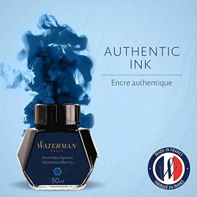 Waterman vulpeninkt 50 ml, blauw (Mysterious)
