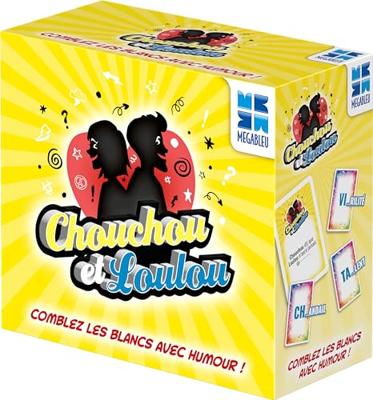 Bordspel - MEGABLEU - Chouchou en Loulou Nomade - 200 zinkaarten om aan te vullen met humor