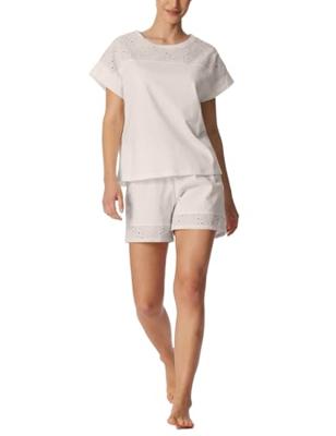 Schiesser Schiesser Pyjama Short off-white 182536 44/XXL