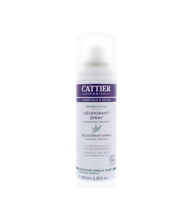 Cattier Deodorant spray cardamom patchouli 100 Milliliter