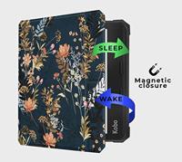 Lunso - Kobo Libra 2 (7 inch) - Vegan saffiano leren sleepcover hoes - Urban Park - thumbnail