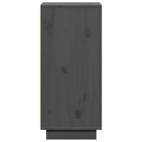 Dressoirs 2 st 31,5x34x75 cm massief grenenhout grijs - thumbnail