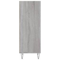 Dressoir 34,5x32,5x90 cm bewerkt hout grijs sonoma eikenkleurig - thumbnail