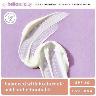 Hello Sunday Face Moisturiser SPF50 50ml