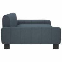 Kinderbank 90x53x30 cm stof donkergrijs - thumbnail