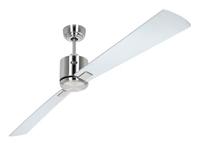 CasaFan ECO NEO III 180-4 BN-WN/SI WiFi Flügel Wenge/silber Plafondventilator 28 W (Ø x h) 180 cm x 360 mm Chroom (geborsteld) Met afstandsbediening, Timer, - thumbnail