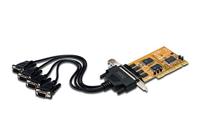 Digitus 4 poorten Seriële interfacekaart Serieel (9-pol.) PCI - thumbnail