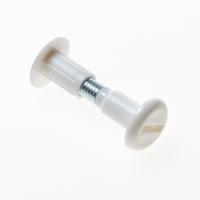 Verbindingsschroef wit 30-39mm - thumbnail