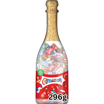 Celebrations Fles chocolaatjes mix cadeauverpakking 296g bij Jumbo