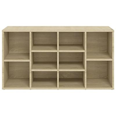 VidaXL Schoenenbank 103x30x54,5 cm bewerkt hout sonoma eikenkleurig