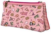 Pennenetui met 2 vakken Gorjuss Carousel Zalm (21.5 x 11,5 x 5 cm) - thumbnail